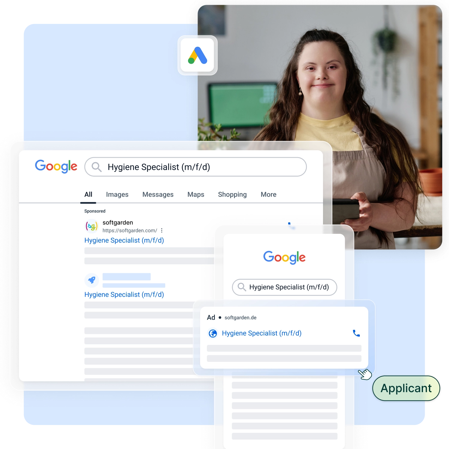 Google Ads job postings