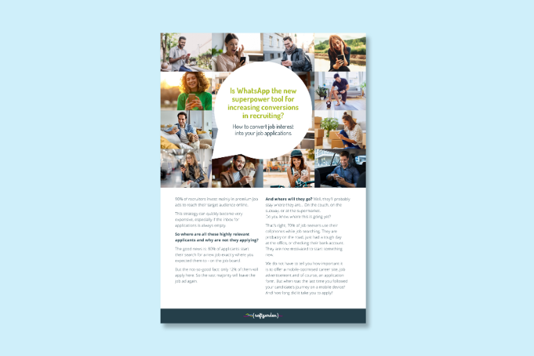 Recruiting via WhatsApp: the new superpower tool for increasing conversions?