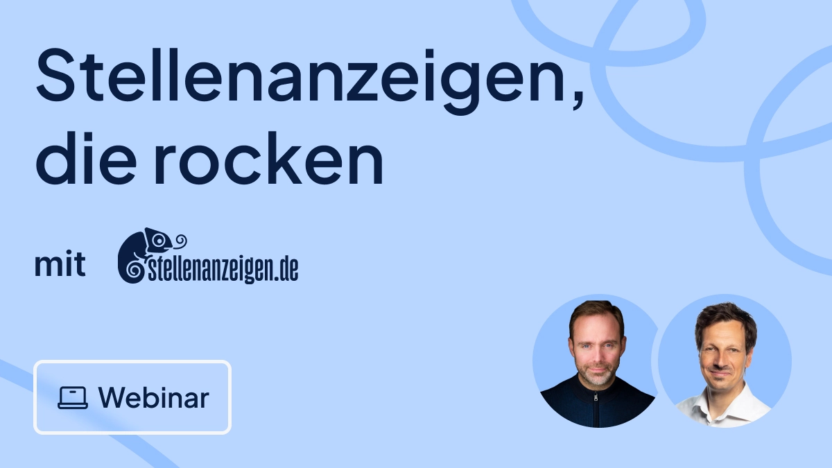 Webinar: Stellenanzeigen, die rocken
