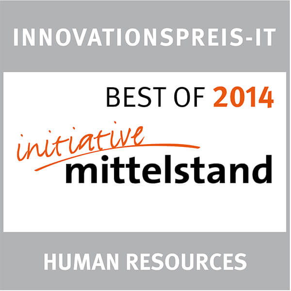 softgarden gewinnt Prädikat „BEST OF 2014“ beim Innovationspreis IT der Initiative Mittelstand