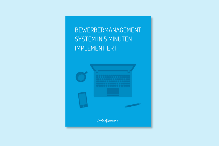E-Book – Bewerbermanagementsystem in 5 Minuten implementiert