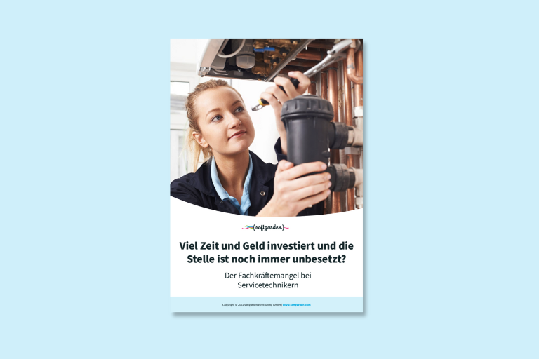 Der Fachkräftemangel bei Servicetechnikern: Viel Zeit und Geld investiert und die Stelle ist noch immer unbesetzt?