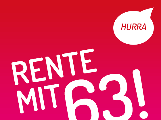 Knapp an der Wirklichkeit vorbei – die Rente mit 63