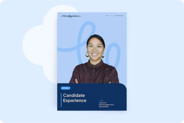 Das Bild zeigt eine Beispiel-Studie zur Candidate Experience