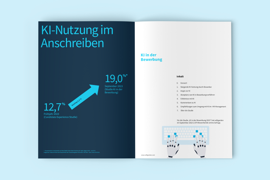 Die KI-Nutzung beim Verfassen von Anschreiben ist von Frühjahr bis September 2023 um 6,3% gestiegen