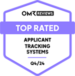 softgarden was awarded by OMR Reviews as one of the best rated applicant management systems in Q4-2024