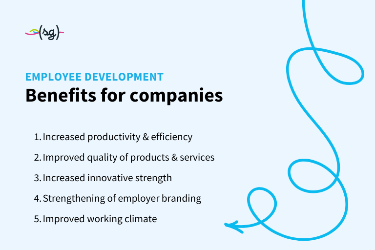 Employee development offers five key benefits for companies